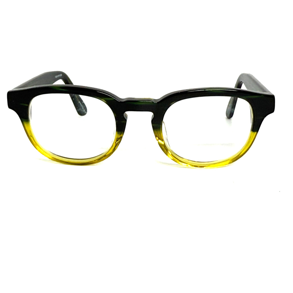 GFbriller Eyeglasses frames Green Clear ROund Full Rim Teddy 79 48-22-140 H17979